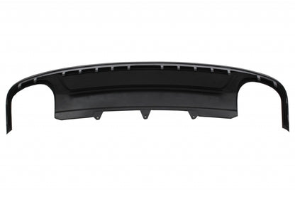 S-Line Design Rear Bumper Air Diffuser with Carbon Fiber Exhaust Tips for Audi A4 B8 Facelift Limousine / Avant (2012–2015) – Standard Bumper