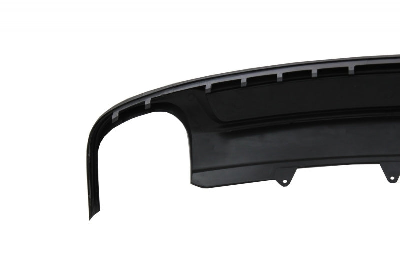 S-Line Design Rear Bumper Diffuser with Exhaust Tips for Audi A4 B8 Facelift Limousine / Avant (2012–2015) – Standard Bumper