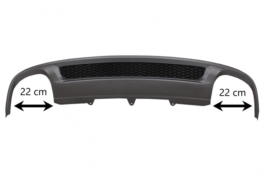 S-Line Style Rear Bumper Air Diffuser for Audi A4 B8 Facelift Limousine / Avant (2012–2015) – Standard Bumper