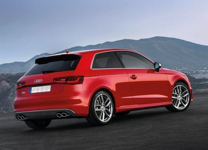 S3 Quad Style Rear Bumper Diffuser with Exhaust Tips for Audi A3 8V Hatchback / Sportback (2012–2015)