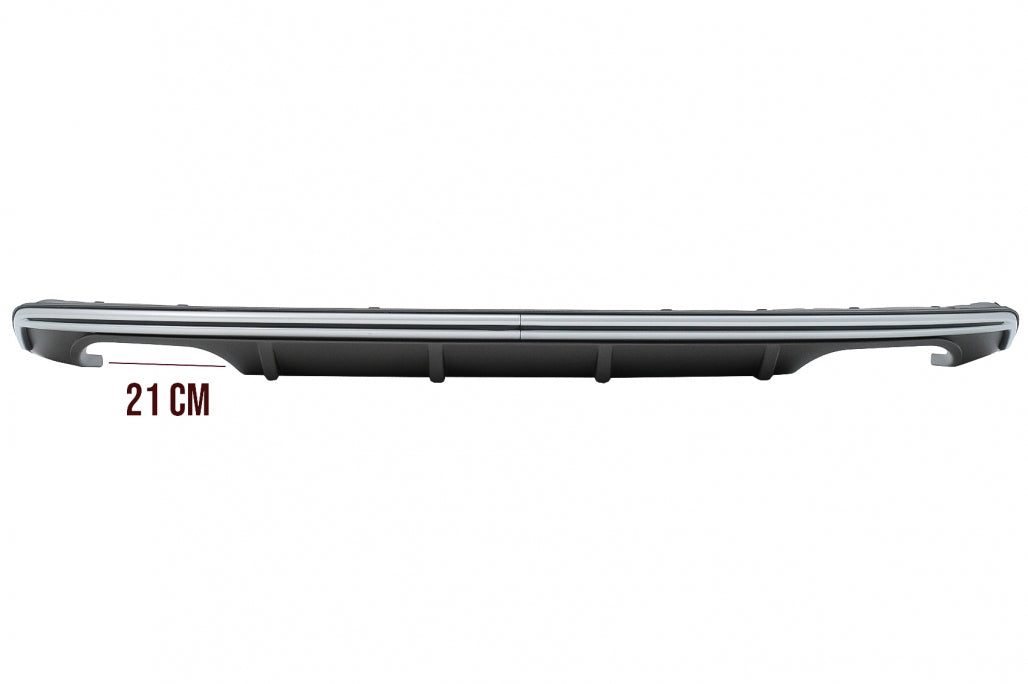 S3 Style Rear Bumper Diffuser for Audi A3 8V Hatchback / Sportback (2012–2015)