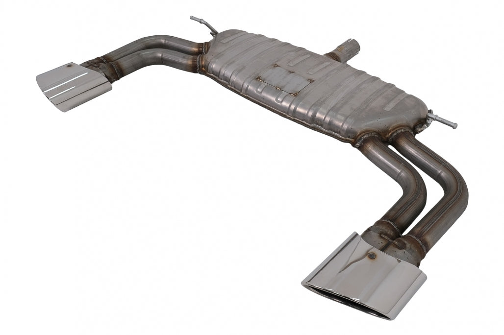 S3 Style Rear Bumper Diffuser with Exhaust System for Audi A3 8V Sedan (2012–2015) – Standard Bumper