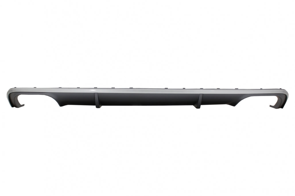 S4 Design Rear Bumper Valance Diffuser Grey for Audi A4 B9 8W Sedan / Avant (2016–2018)
