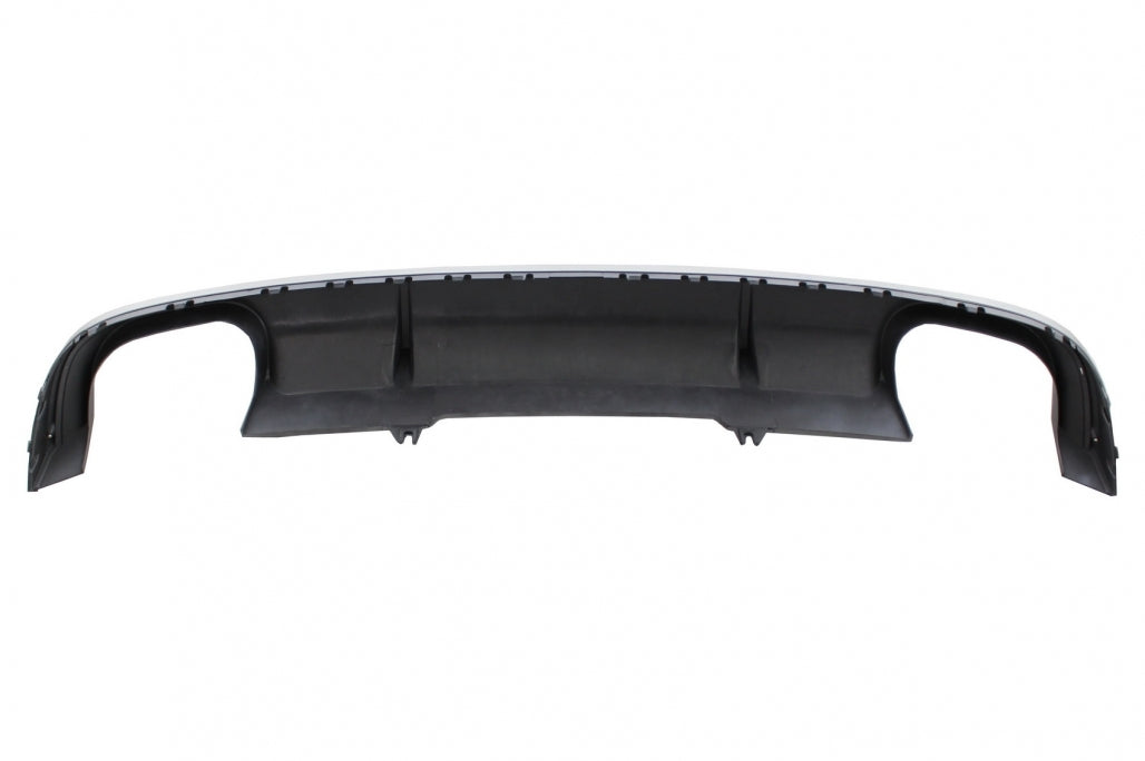 S4 Design Rear Bumper Valance Diffuser Grey for Audi A4 B9 8W Sedan / Avant (2016–2018)