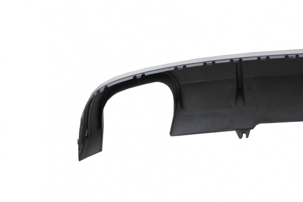 S4 Design Rear Bumper Valance Diffuser Grey for Audi A4 B9 8W Sedan / Avant (2016–2018)