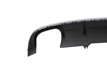 S4 Design Rear Bumper Valance Diffuser Grey for Audi A4 B9 8W Sedan / Avant (2016–2018)