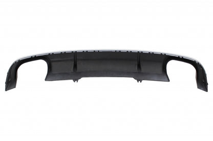 S4 Design Rear Bumper Valance Diffuser with Exhaust Tips for Audi A4 B9 8W Sedan / Avant (2016–2018) – Standard Bumper
