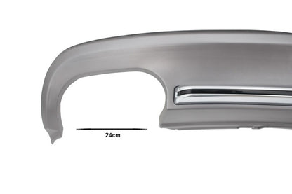 S5 Design Rear Bumper Diffuser for Audi A5 8T Coupe  Cabriolet Facelift (2012–2016)