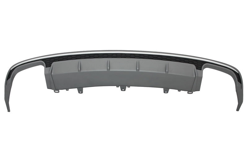 S6 Design Rear Diffuser & Exhaust Tips with Front Grille for Audi A6 4G Facelift Sedan (2015–2018)