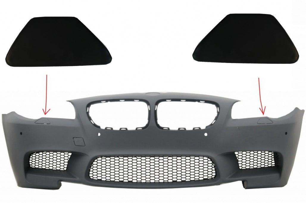 SRA Headlight Washer Covers for BMW 5 Series F10 F11 (2011-2017) M5 Design