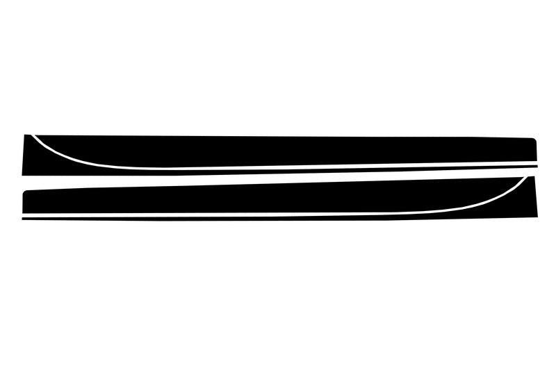 Side Decals M-Performance Design for BMW 3 Series F30 F31 (2011–Up)