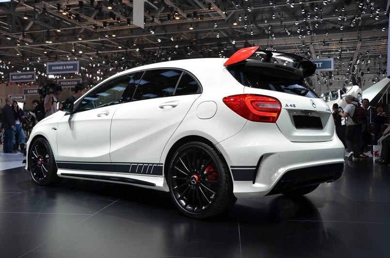 Side Decals Matte Black Vinyl for Mercedes CLA W117 C117 X117 and A-Class W176 (2012–Up)