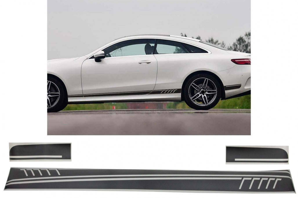 Side Decals Sticker Vinyl Matte Black for Mercedes C238 W212 W213 C207 A207