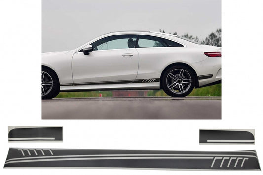 Side Decals Sticker Vinyl Matte Black for Mercedes C238 W212 W213 C207 A207