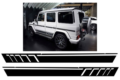 Side Decals Sticker Vinyl Matte Black for Mercedes G-Class W463 (1989–2017)