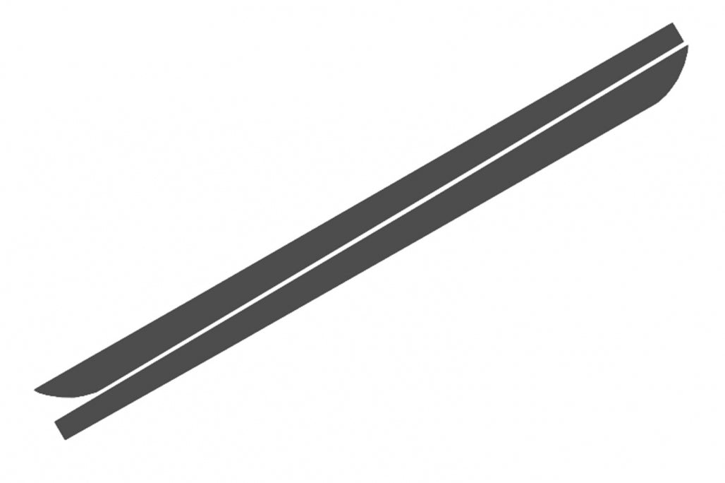 Side Decals Vinyl Dark Grey for BMW 5 Series F10 F11 (2011–2017)