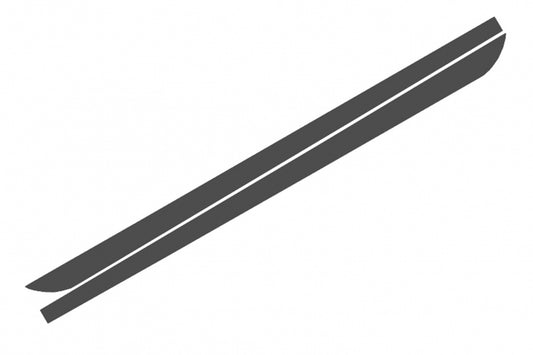 Side Decals Vinyl Dark Grey for BMW 5 Series F10 F11 (2011–2017)