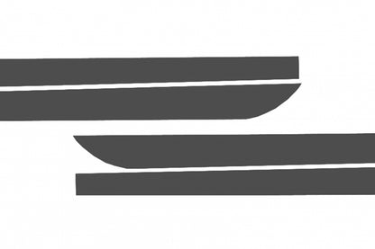 Side Decals Vinyl Dark Grey for BMW 5 Series F10 F11 (2011–2017)
