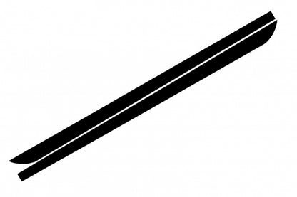 Side Decals Vinyl Matte Black M-Performance Design for BMW 5 Series F10 F11 (2011–Up)