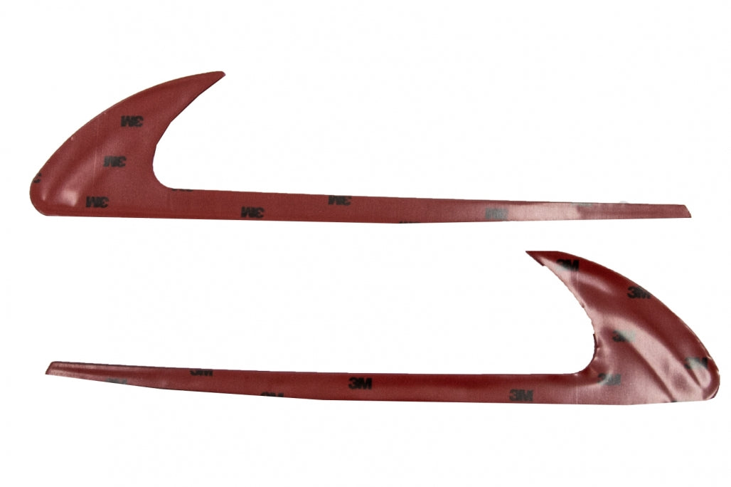 Side Fender Vents Trim Wings Red for Mercedes C-Class W205 S205 and E-Class W213 S213