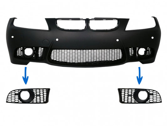 Side Grilles for BMW 3 Series E90 E91 (2004–2008) E92 E93 (2006–2009) M3 Design Bumper