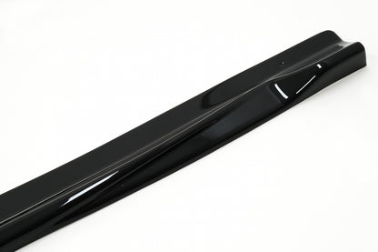 Side Skirt Extensions Piano Black for Mercedes A-Class W176 A45 Sport Line (2012–2018)