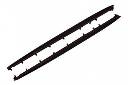 Side Skirts Extension M Performance Piano Black for BMW 5 Series G38 LWB (2017-Up)