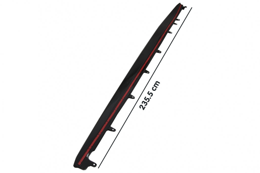 Side Skirts Extension M Performance Piano Black for BMW 5 Series G38 LWB (2017-Up)