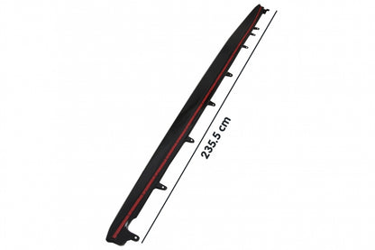 Side Skirts Extension M Performance Piano Black for BMW 5 Series G38 LWB (2017-Up)