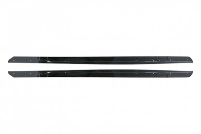 Side Skirts Lip Extensions M-Sport Look Piano Black for BMW 2 Series F22 F23 Coupe Convertible (2014–Up)