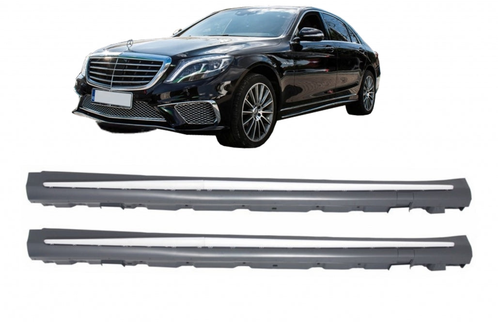 Side Skirts S65 Design for Mercedes S-Class W222 Long Wheel Base (2013–2020)