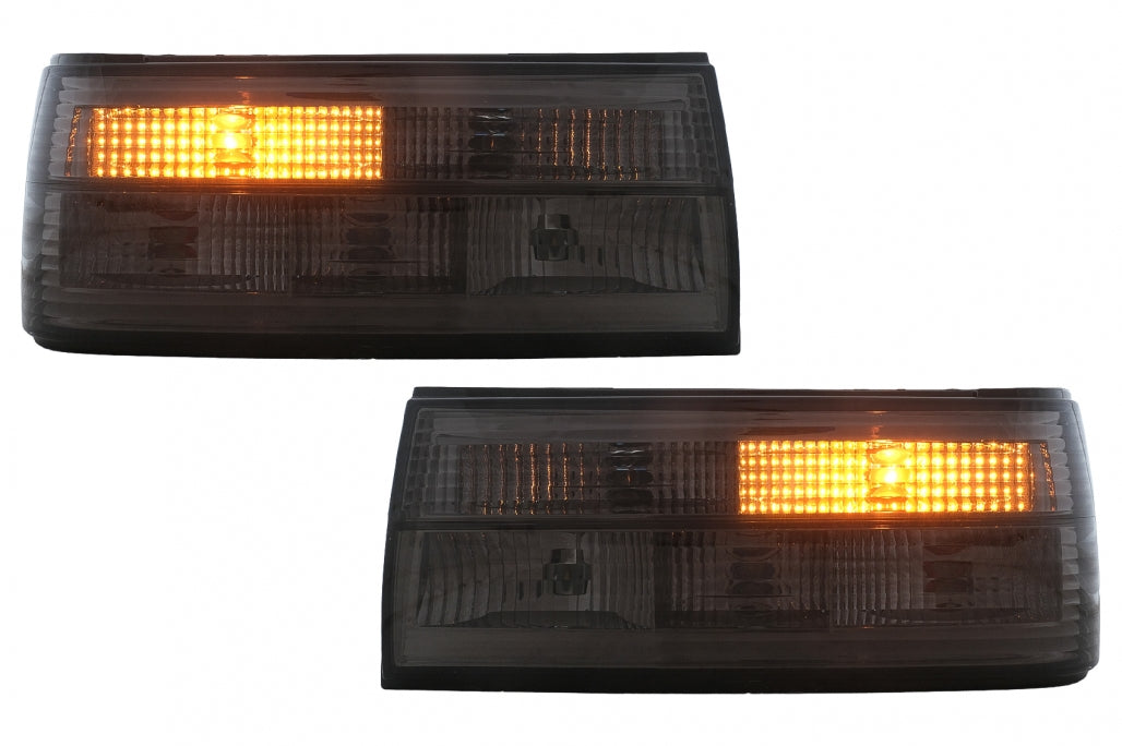 Smoke Taillights Set for BMW 3 Series E30 Facelift (1987–1994) Sedan Cabrio Touring