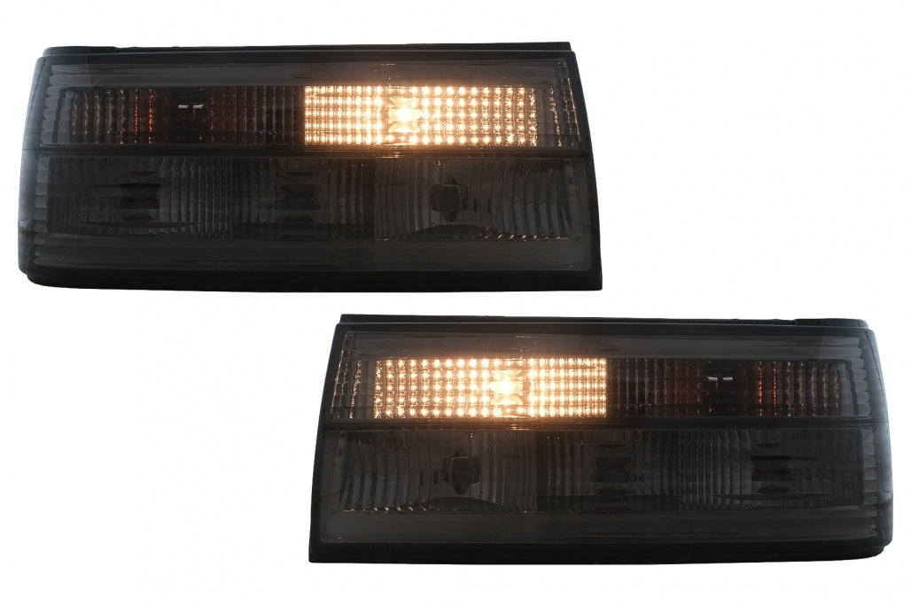 Smoke Taillights Set for BMW 3 Series E30 Facelift (1987–1994) Sedan Cabrio Touring
