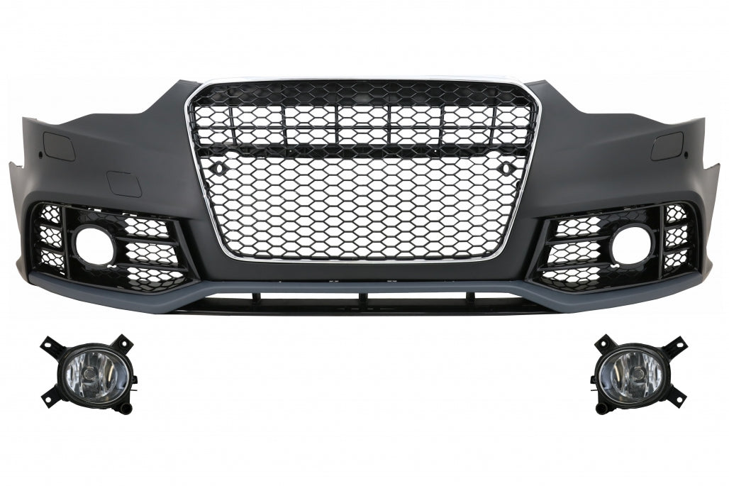 Sport Design Front Bumper with Fog Lights for Audi A5 8T Facelift (2012–2016)