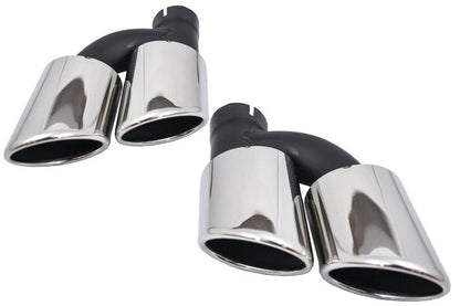 Stainless Steel Exhaust Tips S-Design Style for Audi A3  A4  A5  A6  A7  A8
