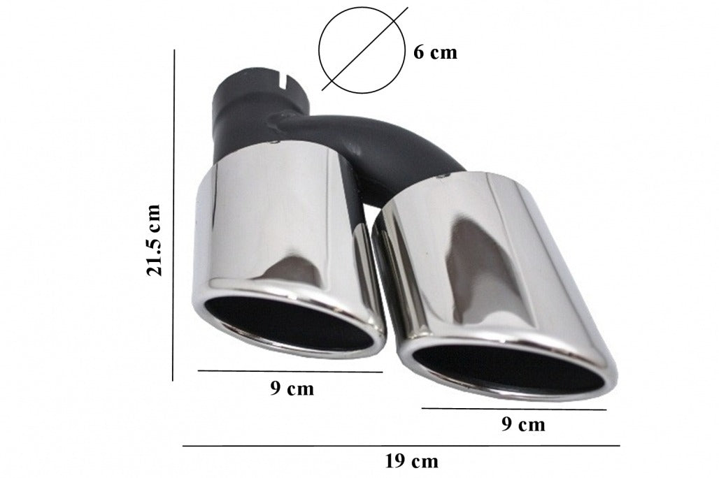 Stainless Steel Exhaust Tips S-Design Style for Audi A3  A4  A5  A6  A7  A8