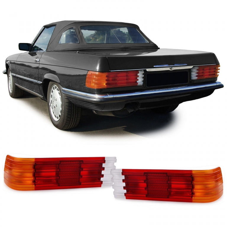 Tail Light Lens Set EU Version Left & Right for Mercedes SL R107  SLC C107 (1971–1989)