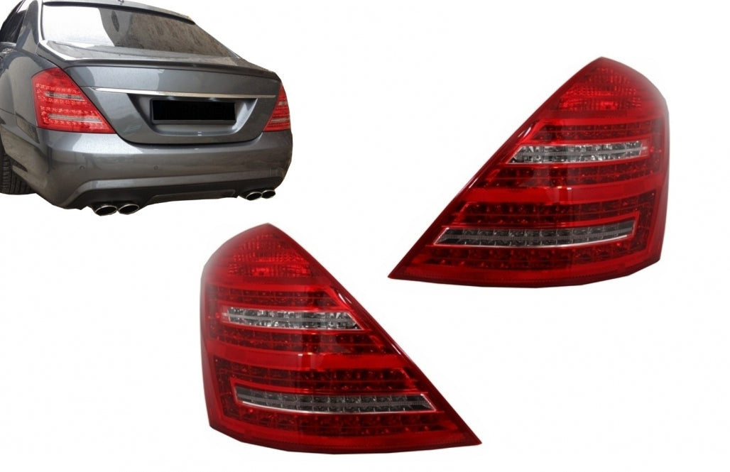 Taillights Facelift Design for Mercedes S-Class W221 (2005–2012)