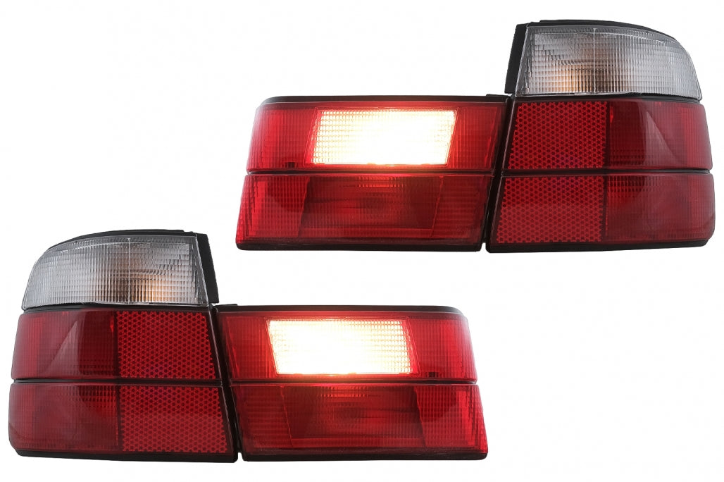 Taillights Red White for BMW 5 Series E34 Sedan (1987–1995)