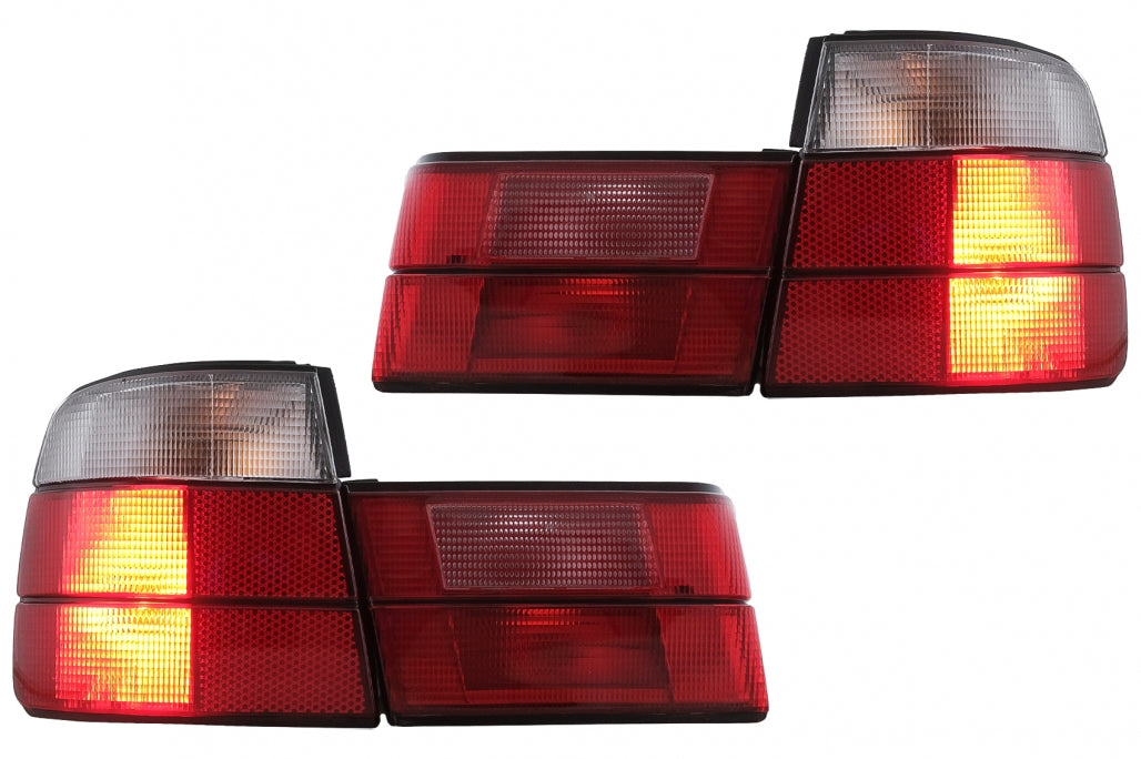 Taillights Red White for BMW 5 Series E34 Sedan (1987–1995)