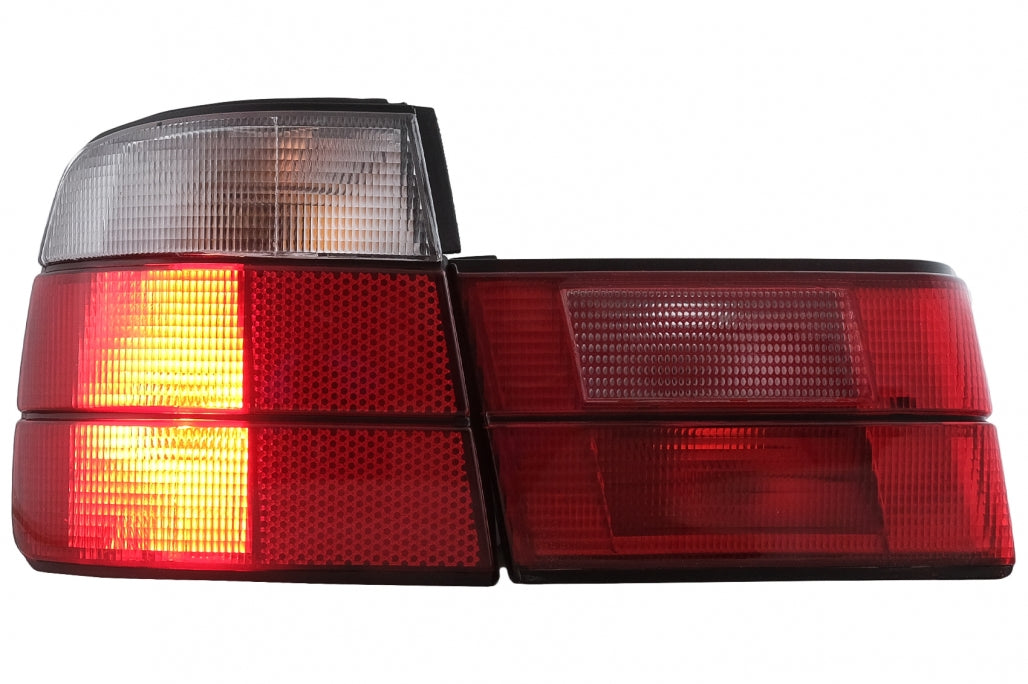 Taillights Red White for BMW 5 Series E34 Sedan (1987–1995)