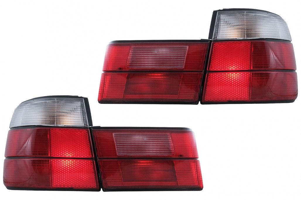 Taillights Red White for BMW 5 Series E34 Sedan (1987–1995)