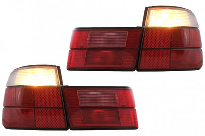 Taillights Red White for BMW 5 Series E34 Sedan (1987–1995)
