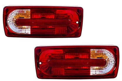Taillights for Mercedes G-Class W463 (1989–2015) G55 Design Red Clear