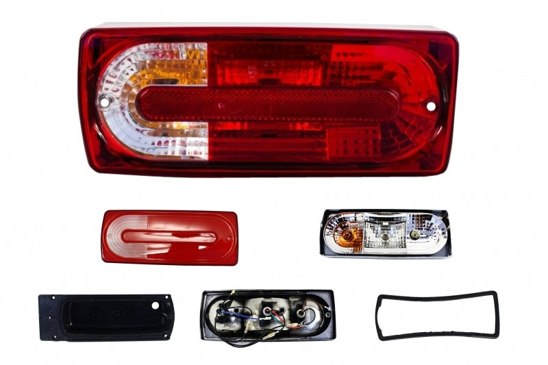Taillights for Mercedes G-Class W463 (1989–2015) G55 Design Red Clear