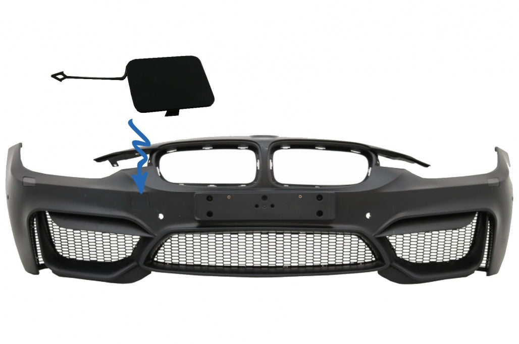 Tow Hook Cover Front M4 Design for BMW 3 Series F30 F31 (2011–2018)