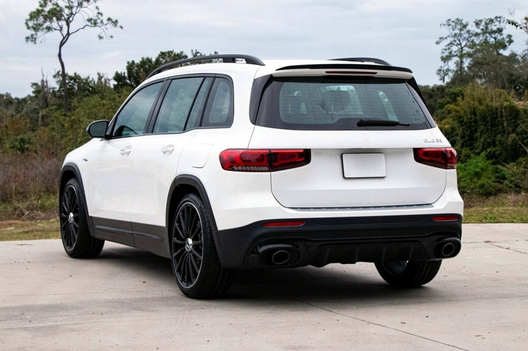 Trunk Boot Lid Spoiler Piano Black Design for Mercedes GLB X247 EQB (2019–Up)