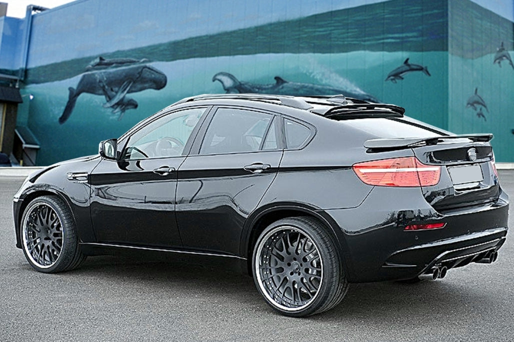 Trunk Boot Spoiler Wing Unpainted for BMW X6 E71 E72 (2008-2015)