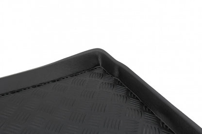Trunk Mat without Non Slip compatible with Audi A1 II GB 2018-up, polyethylene liner with 3 cm edge, easy-to-clean, odor-free design.