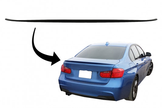 Trunk Spoiler M3 Design Matte Black for BMW 3 Series F30 Sedan (2011–Up)
